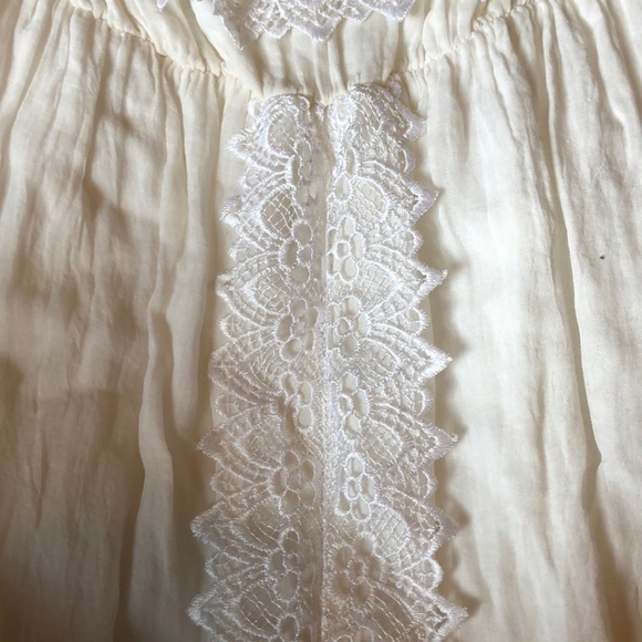 Boho White strapless dress - Picture 3 of 4